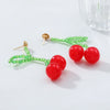 Handmade Fruit Style Artificial Crystal Women's Earrings