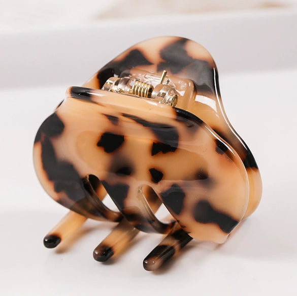 Handmade Geometric Rhombus Acetate Acrylic Hair Claw Clip For Women Minimalist Ponytail Hair Accessory