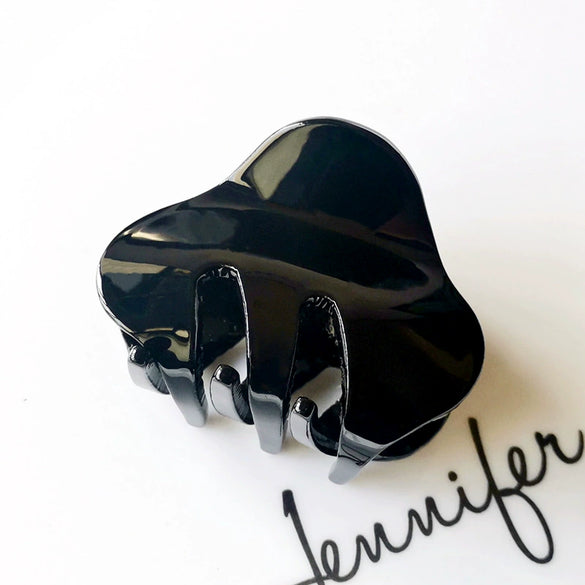 Handmade Geometric Rhombus Acetate Acrylic Hair Claw Clip For Women Minimalist Ponytail Hair Accessory