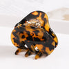 Handmade Geometric Rhombus Acetate Acrylic Hair Claw Clip For Women Minimalist Ponytail Hair Accessory