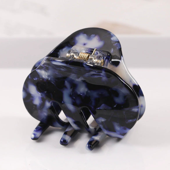 Handmade Geometric Rhombus Acetate Acrylic Hair Claw Clip For Women Minimalist Ponytail Hair Accessory