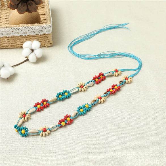 Handmade Girl Skirt Belt With Woven Belt And Chinese Knot Made Of Wax Rope