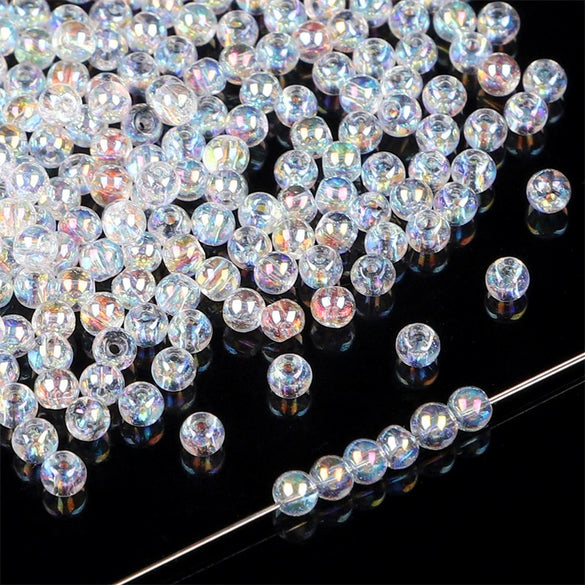 Handmade Glass Crystal Peach Heart Pointed Beads For Diy Bracelet Necklace Beaded Accessories