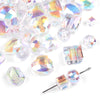 Handmade Glass Crystal Peach Heart Pointed Beads For Diy Bracelet Necklace Beaded Accessories