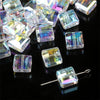 Handmade Glass Crystal Peach Heart Pointed Beads For Diy Bracelet Necklace Beaded Accessories