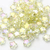 Handmade Glass Loose Beads In Fivepointed Star And Love Shape For Bracelet And Necklace Jewelry