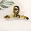Handmade Gradient Retro Hair Claw Clip For Women With Cross Design Stylish Grip Hair Accessory