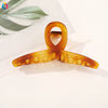 Handmade Gradient Retro Hair Claw Clip For Women With Cross Design Stylish Grip Hair Accessory