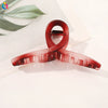 Handmade Gradient Retro Hair Claw Clip For Women With Cross Design Stylish Grip Hair Accessory