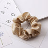 Handmade High Elastic Rainbow Scrunchie Hair Tie With Hot Stamped Laser Detail Punk Style Fabric Hair Ring