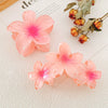 Handmade Highend Feel Plumeria Women's Hair Claw Clip Set