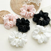 Handmade Imitation Silk High Elastic Hair Rings Ponytail Headwear For Women