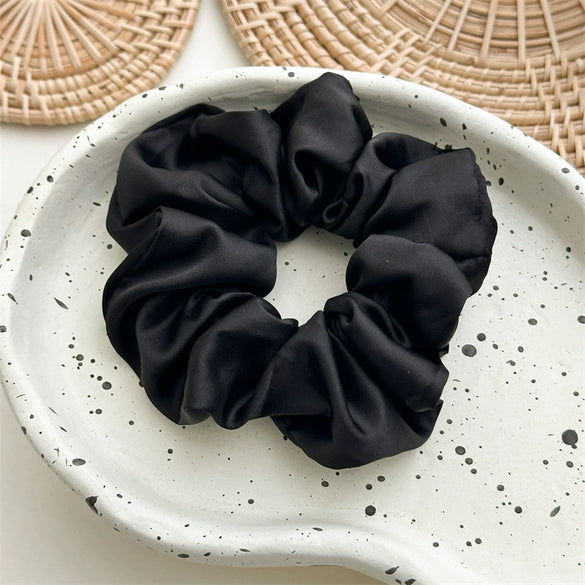 Handmade Imitation Silk High Elastic Hair Rings Ponytail Headwear For Women