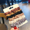 Handmade Imitation Silk Satin Scrunchie Hair Tie High Elasticity Minimalist Hair Accessory
