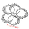 Handmade Jewelry Accessories Stainless Steel Round Pendant With Love Garland Design Electroplated