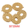 Handmade Jewelry Accessories Stainless Steel Round Pendant With Love Garland Design Electroplated