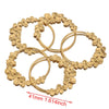 Handmade Jewelry Accessories Stainless Steel Round Pendant With Love Garland Design Electroplated