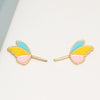 Handmade Jewelry Copper Plated Gold Color Butterfly Wings Bat Elf Wings Baroque Natural Style
