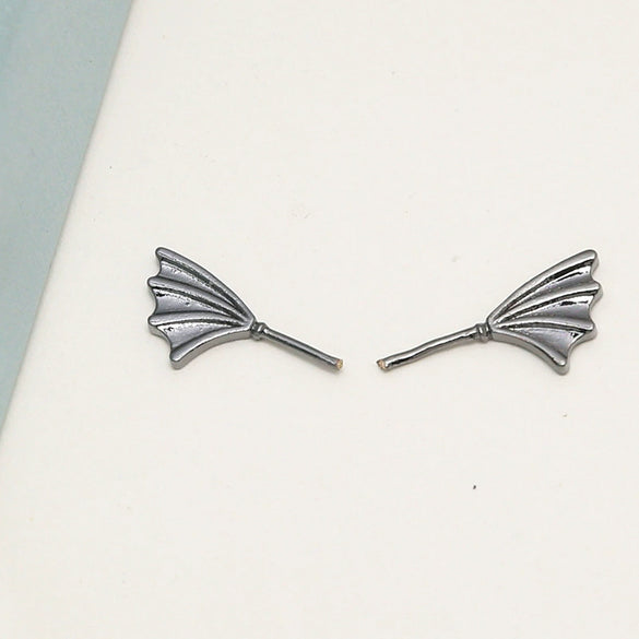 Handmade Jewelry Copper Plated Gold Color Butterfly Wings Bat Elf Wings Baroque Natural Style