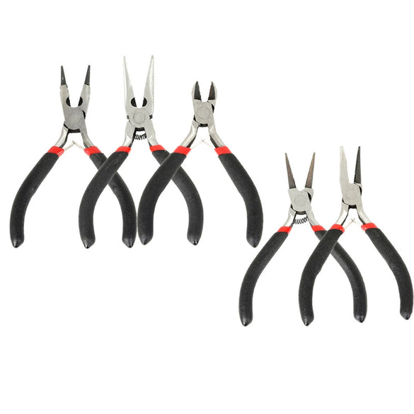 Handmade Jewelry Diy Tools Stainless Steel Cutting Pliers Pointed Nose Pliers Diagonal Pliers Curved Needle Pliers For Bracelet Necklace Production