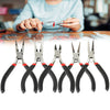 Handmade Jewelry Diy Tools Stainless Steel Cutting Pliers Pointed Nose Pliers Diagonal Pliers Curved Needle Pliers For Bracelet Necklace Production