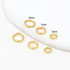 Handmade Jewelry Necklace With Double Layer Open Ring Copper Material Real Gold Electroplating Versatile Style