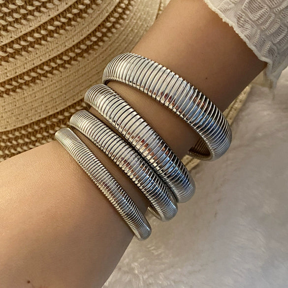 Handmade Jewelry Stainless Steel Bracelet Electroplated