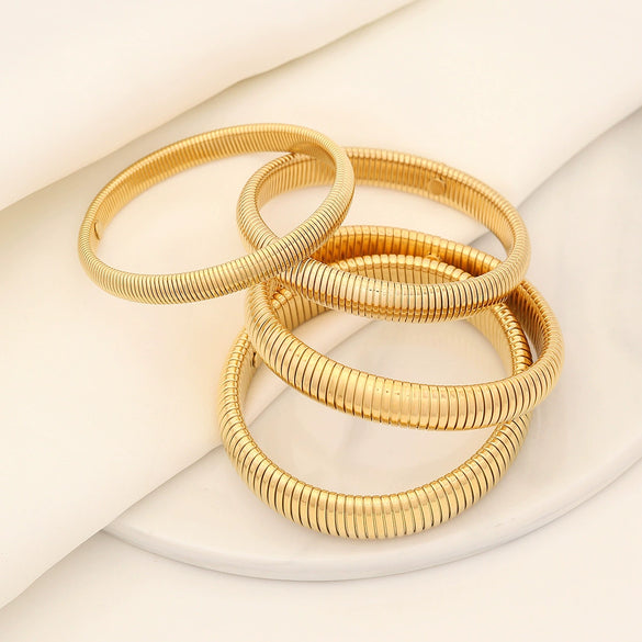 Handmade Jewelry Stainless Steel Bracelet Electroplated