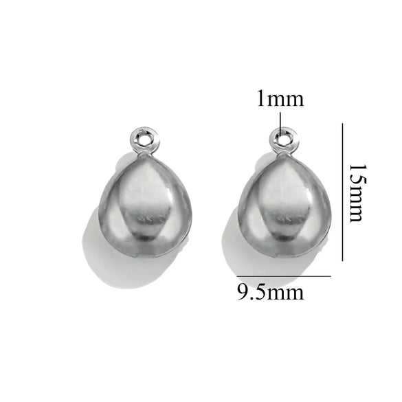 Handmade Jewelry Stainless Steel Electroplated 18K Gold Love Peach Heart Pendant Bracelet