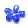 Handmade Loose Beads Of Artificial Crystal For Bracelet Earrings Pendant Drop Shaped Cut Surface