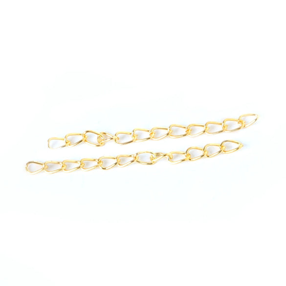 Handmade Metal Electroplated Tassel Tail Chain Extended Long Chain Adjustment Chain For Earrings Bracelet Necklace Diy Accessories Wholesale