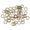 Handmade Metal Open Ring Buckle Flat Iron Ring Connector For Diy Earrings Bracelets Necklaces And Pendants Electroplated