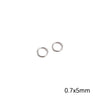 Handmade Metal Open Ring Buckle Flat Iron Ring Connector For Diy Earrings Bracelets Necklaces And Pendants Electroplated