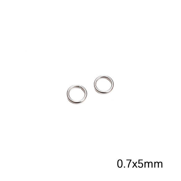 Handmade Metal Open Ring Buckle Flat Iron Ring Connector For Diy Earrings Bracelets Necklaces And Pendants Electroplated