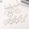 Handmade Metal Ushaped Hairpin With Heart Design Elegant Hair Stick And Decorative Headdress For Women