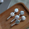 Handmade Natural Baroque Freshwater Pearl Bow Top Clip Hairpin Minimalist Retro Fashion Hair Accessory For Women