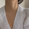 Handmade Natural Baroque Freshwater Pearl Clavicle Chain 18K Gold 14K Gold Filled Retro Short Neck Necklace