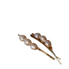 Handmade Natural Freshwater Baroque Pearl Women's Hair Clip