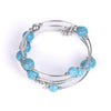 Handmade Natural Red Agate Multi Layer Bracelet Geometric Style Unisex Fashion Jewelry