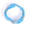 Handmade Natural Red Agate Multi Layer Bracelet Geometric Style Unisex Fashion Jewelry
