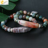 Handmade Natural Stone Agate Heart Bracelet Minimalist Unisex Bracelet Personality Style Jewelry