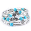 Handmade Natural Stone Beaded Wrap Bracelet Geometric Multilayer Bracelet For Women And Unisex