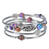 Handmade Natural Stone Beaded Wrap Bracelet Geometric Multilayer Bracelet For Women And Unisex