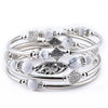 Handmade Natural Stone Beaded Wrap Bracelet Geometric Multilayer Bracelet For Women And Unisex