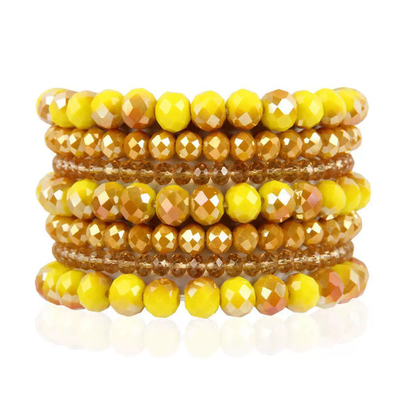 Handmade Natural Volcanic Stone Beads Bracelet Unisex Retro Style