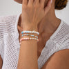 Handmade Niche Geometric Star Imitation Pearl Bracelet For Women