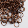 Handmade Open Iron Ring Silver Plated Round Simple Geometry Jewelry Accessory For Diy Craft Wholesale