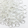 Handmade Open Iron Ring Silver Plated Round Simple Geometry Jewelry Accessory For Diy Craft Wholesale