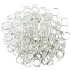 Handmade Open Iron Ring Silver Plated Round Simple Geometry Jewelry Accessory For Diy Craft Wholesale
