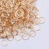 Handmade Open Iron Ring Silver Plated Round Simple Geometry Jewelry Accessory For Diy Craft Wholesale